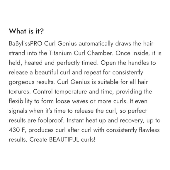Babyliss Titanium Curl Genius - Picture 4 of 5